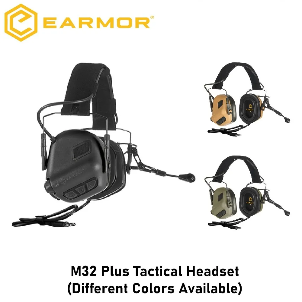 [2100000090594] M32 Plus Tactical Headset (Black)