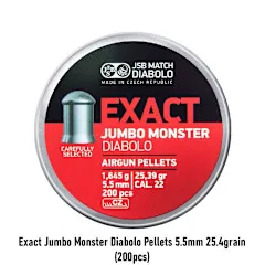 [2100000096022] Exact Jumbo Monster Diabolo 5.5mm 25.39 grain (200pcs)