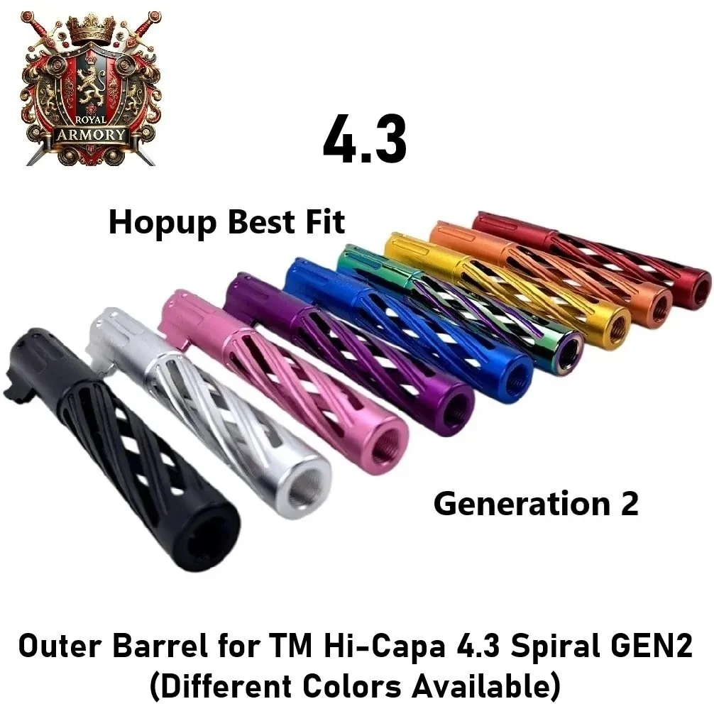 Outer Barrel for TM Hi-Capa 4.3 Spiral GEN2