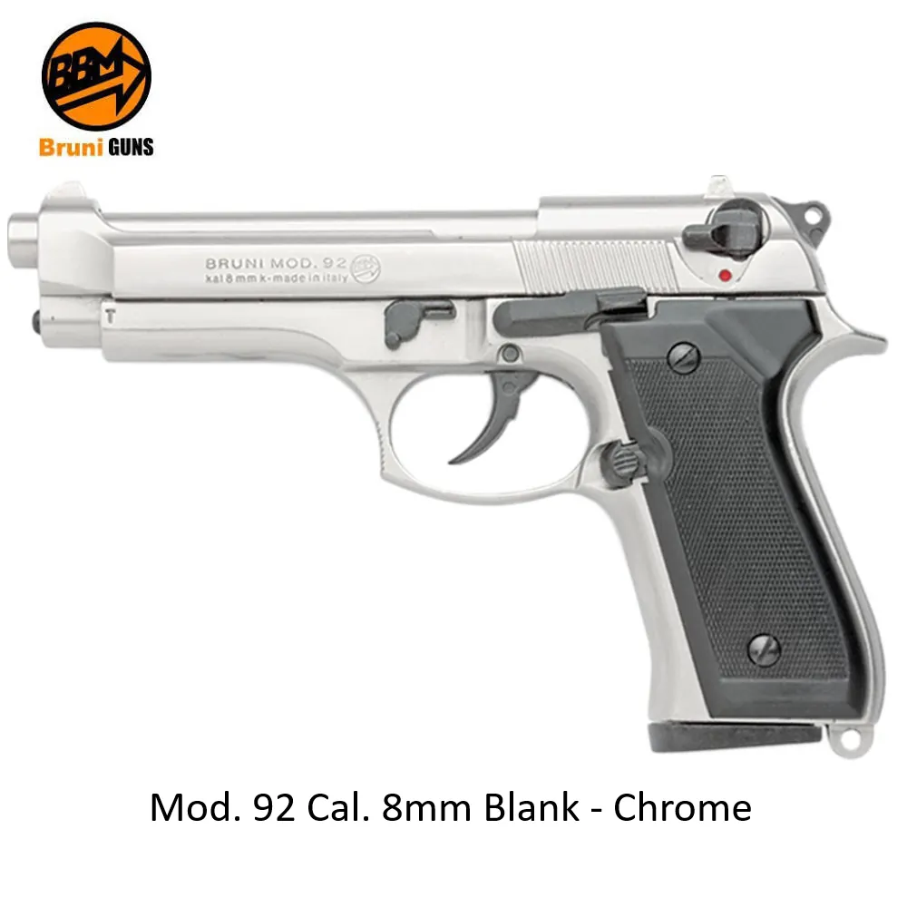Mod. 92 Cal. 8mm Blank - Chrome