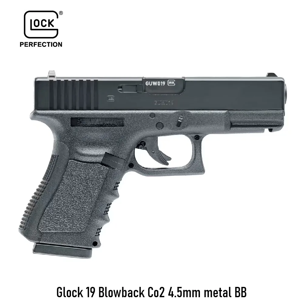 Glock 19 Blowback Co2 4.5mm metal BB