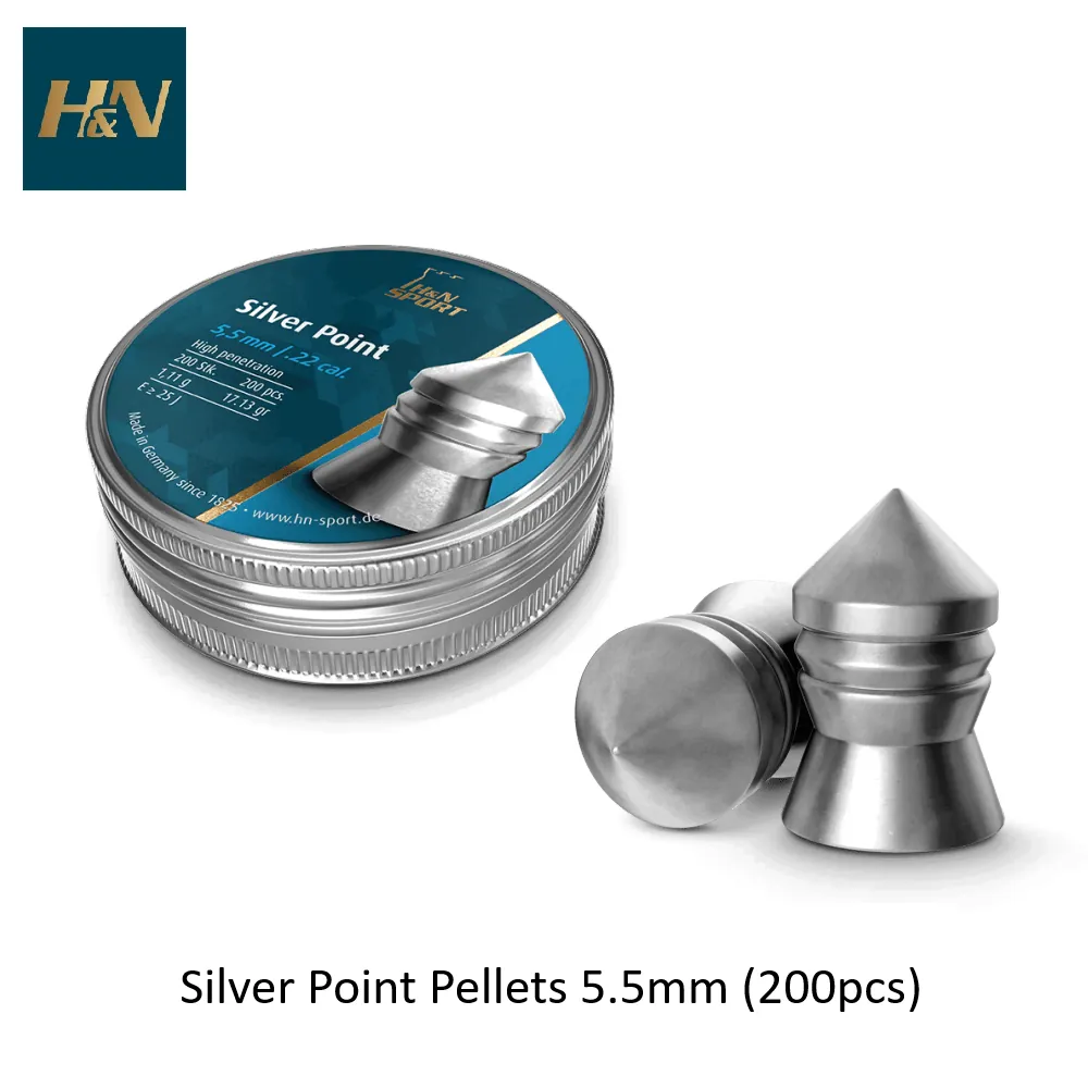 Silver Point Pellets 5.5mm (200pcs)