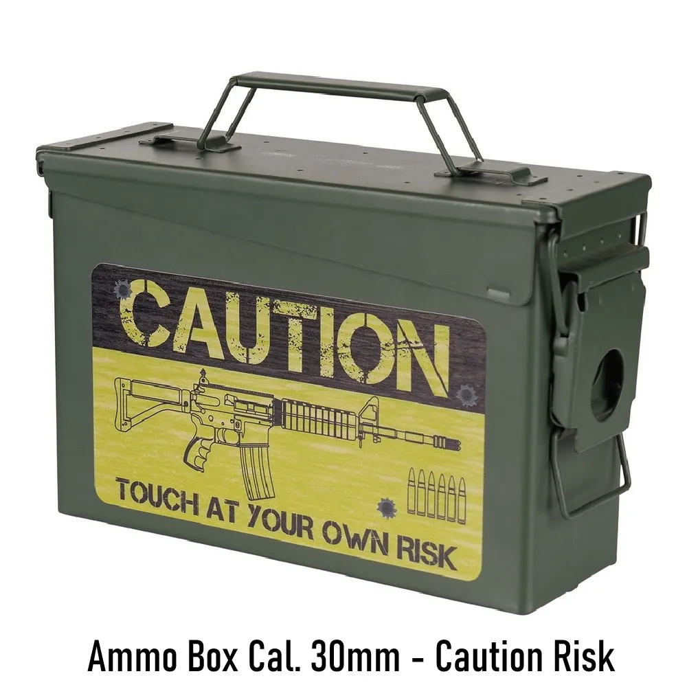 [2100000095179] Ammo Box Cal. 30mm - Caution Risk
