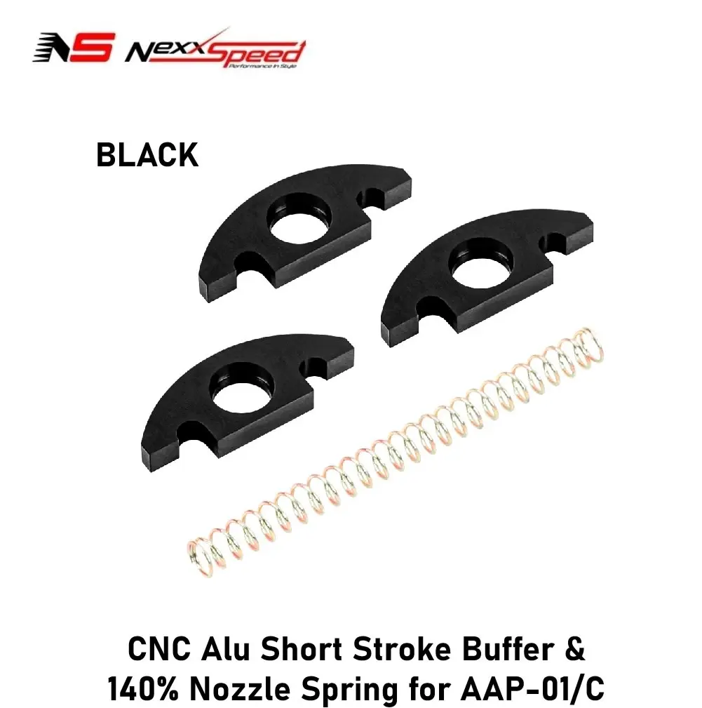 CNC Alu Short Stroke Buffer & 140% Nozzle Spring for AAP-01/C
