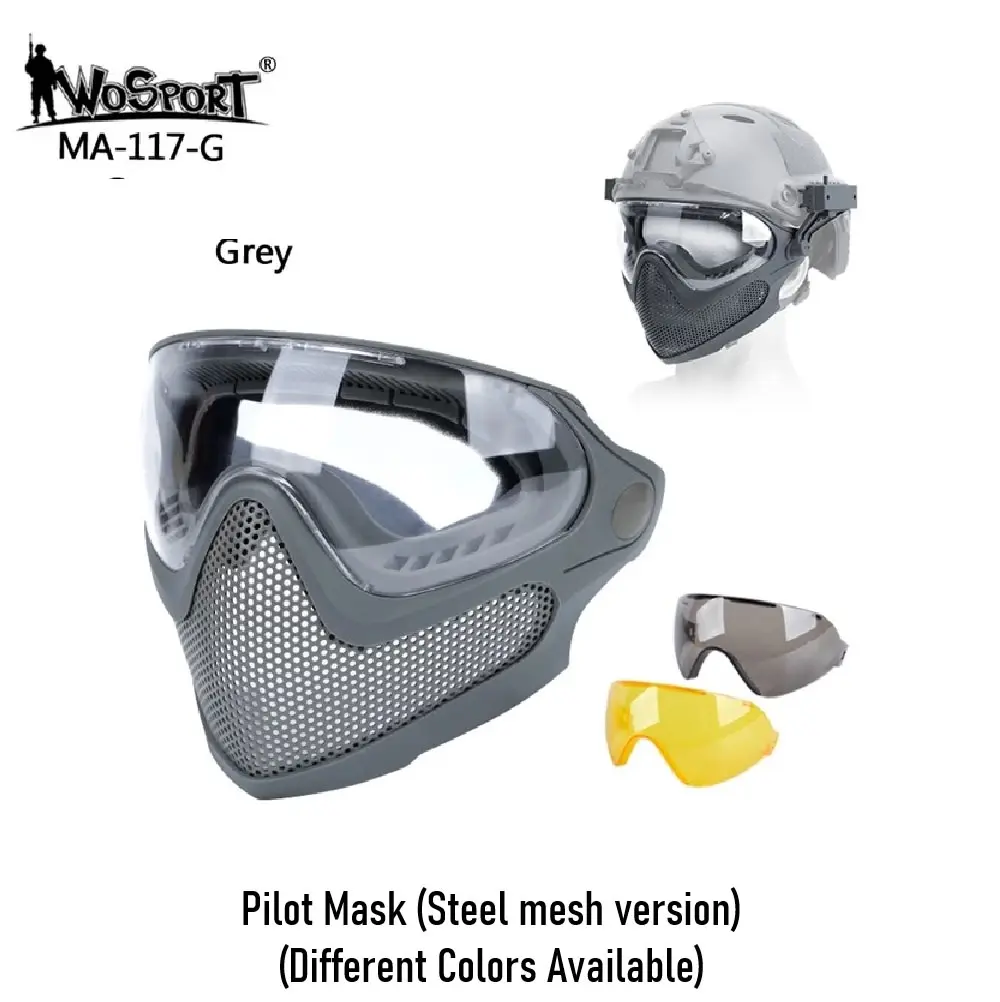 Pilot Mask (Steel mesh version)