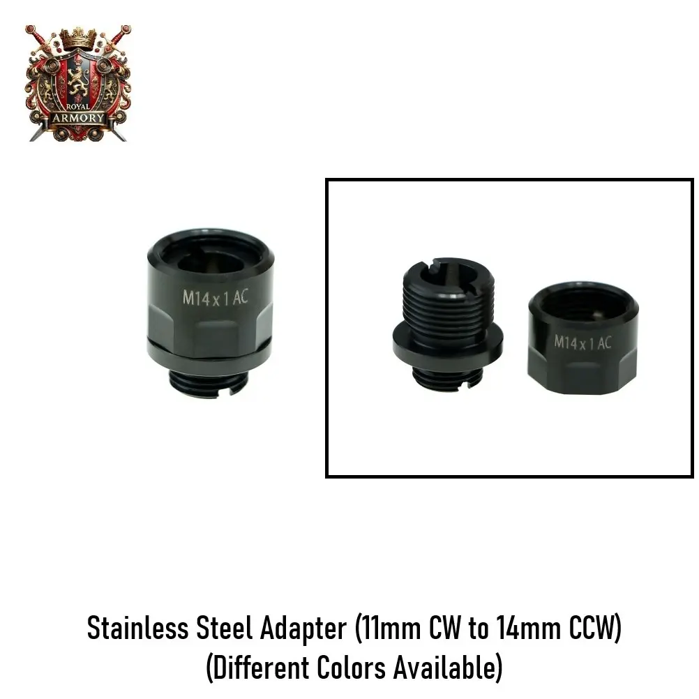 Stainless Steel Adapter (11mm CW to 14mm CCW)