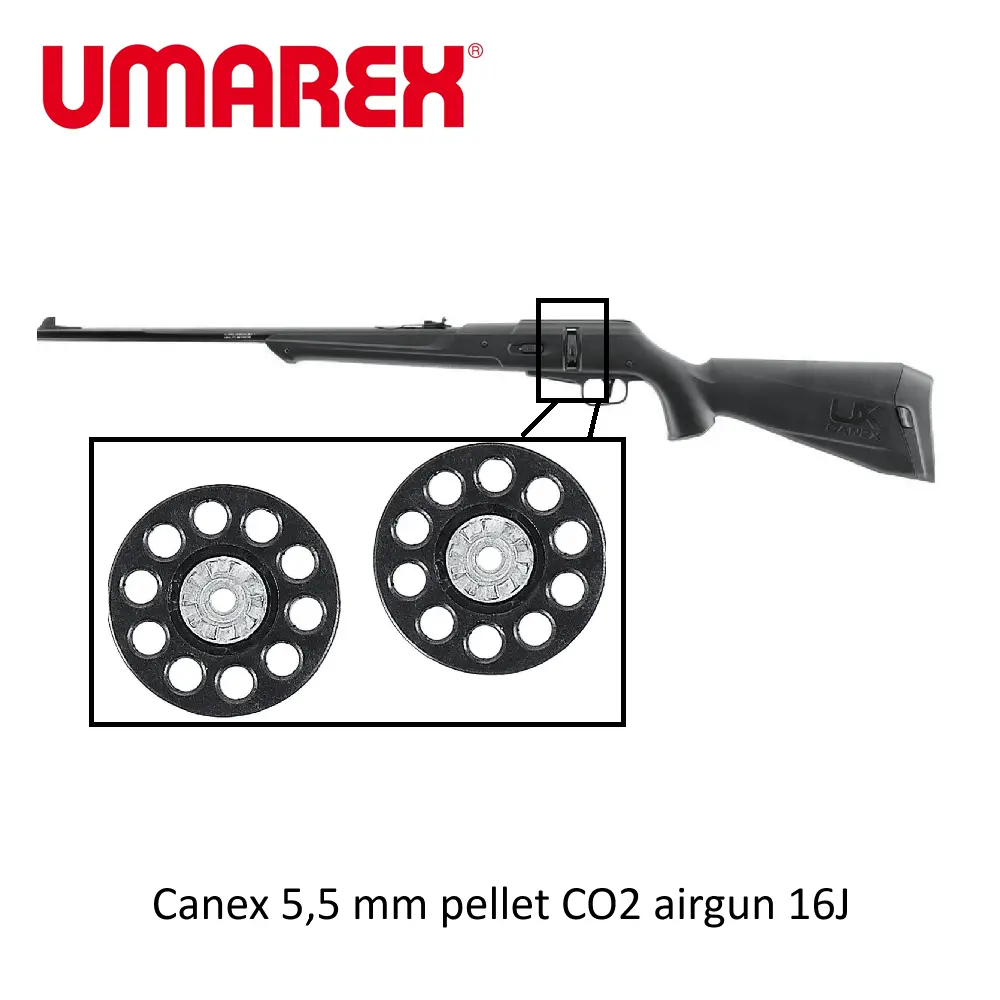 Canex 5,5 mm pellet CO2 airgun 16J