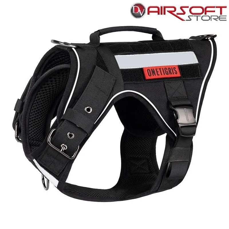 [2100000054176] FIRE TANKER K9 Harness (Black, M)