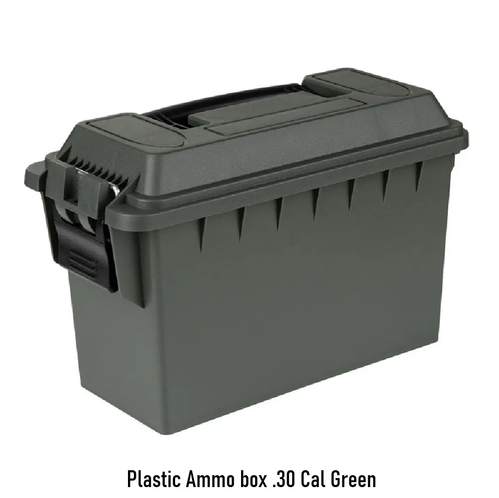 Plastic Ammo box .30 Cal Green