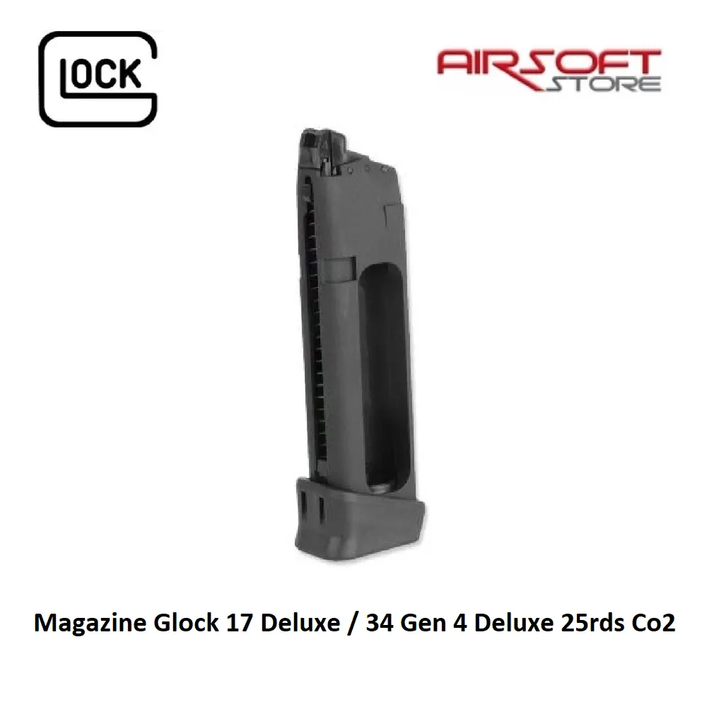 Magazine Glock 17 Deluxe / 34 Gen 4 Deluxe 25rds Co2