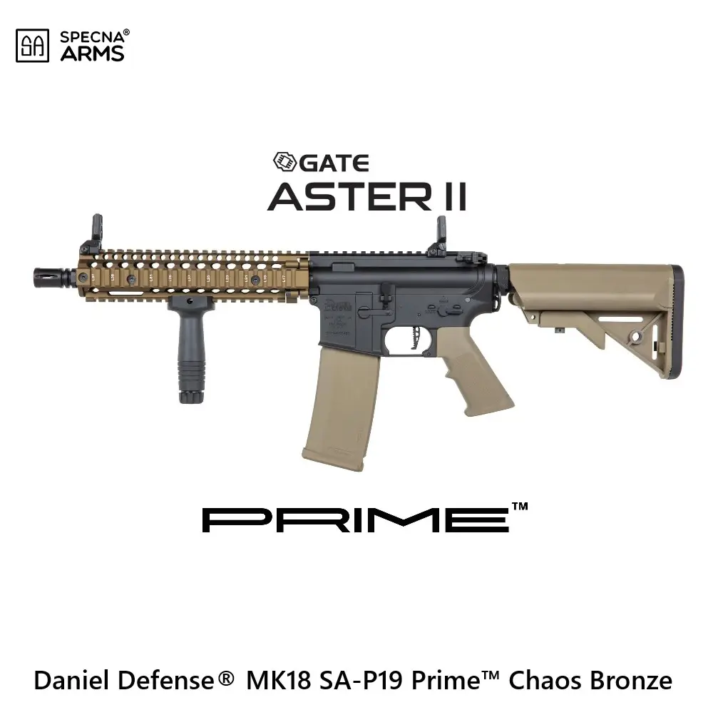 [2100000096442] Daniel Defense® MK18 SA-P19 Prime™ Aster II ETU Carbine - Chaos Bronze (Brushless Motor)