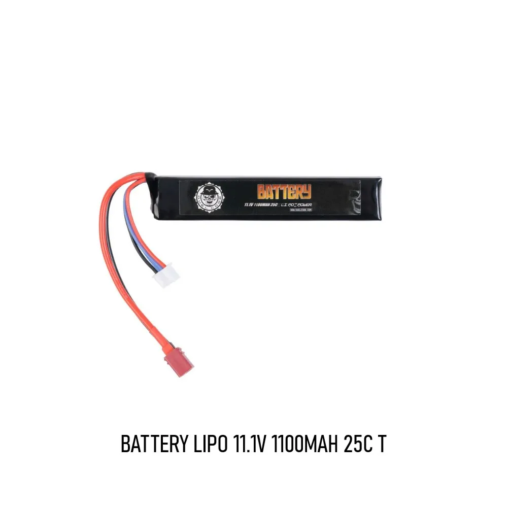 BATTERY LIPO 11.1V 1100MAH 25C T