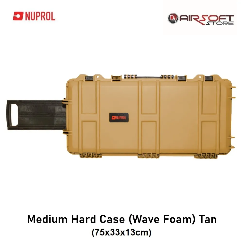 Medium Hard Case (Wave Foam) (TAN)