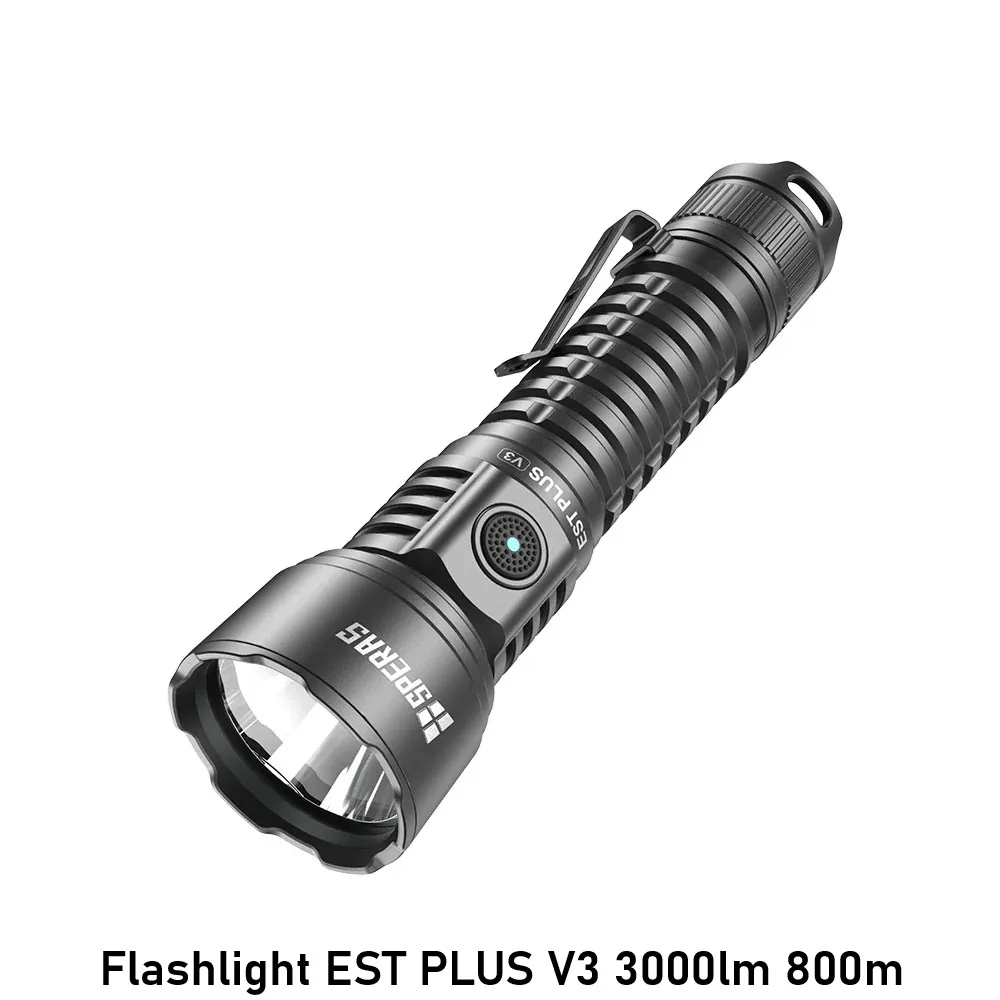 Flashlight EST PLUS V3 3000lm 800m