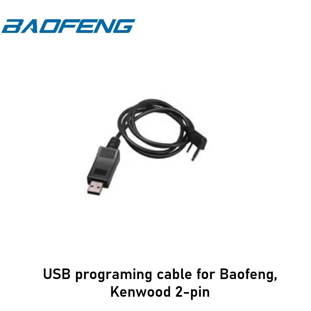 USB programing cable for Baofeng, Kenwood 2-pin