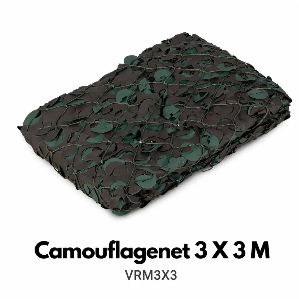 Camouflage Net 3 X 3 M with rope VRM3X3 Woodland