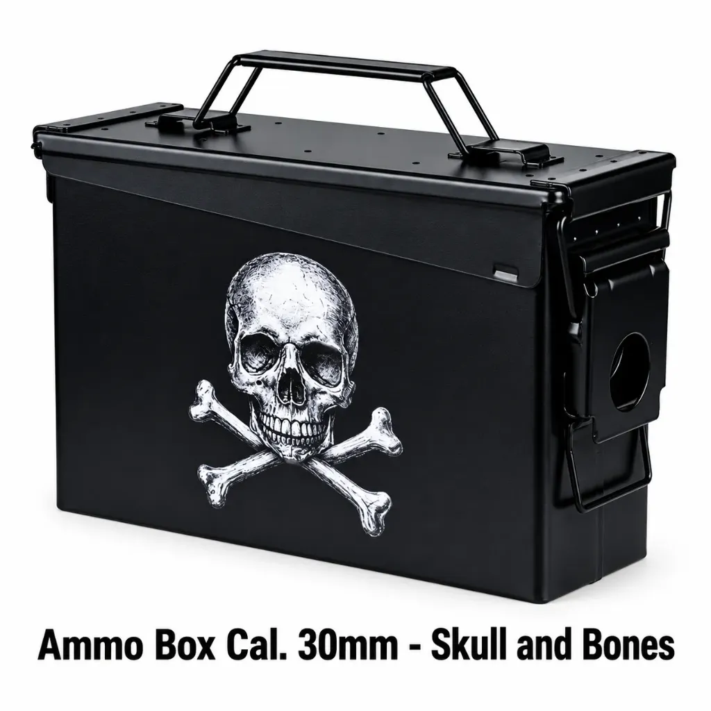 [2100000079858] Ammo Box Cal. 30mm - Skull and Bones